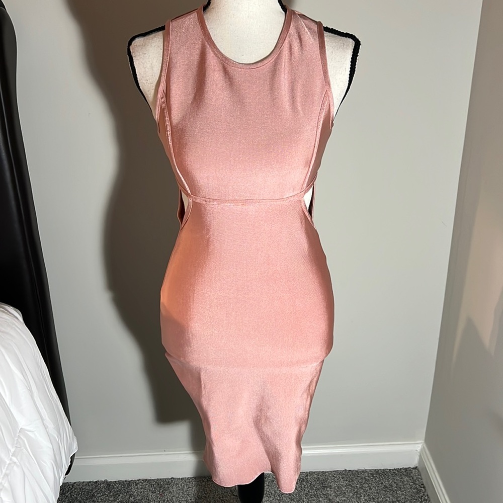 BANDAGE Dress - Light Pink - M